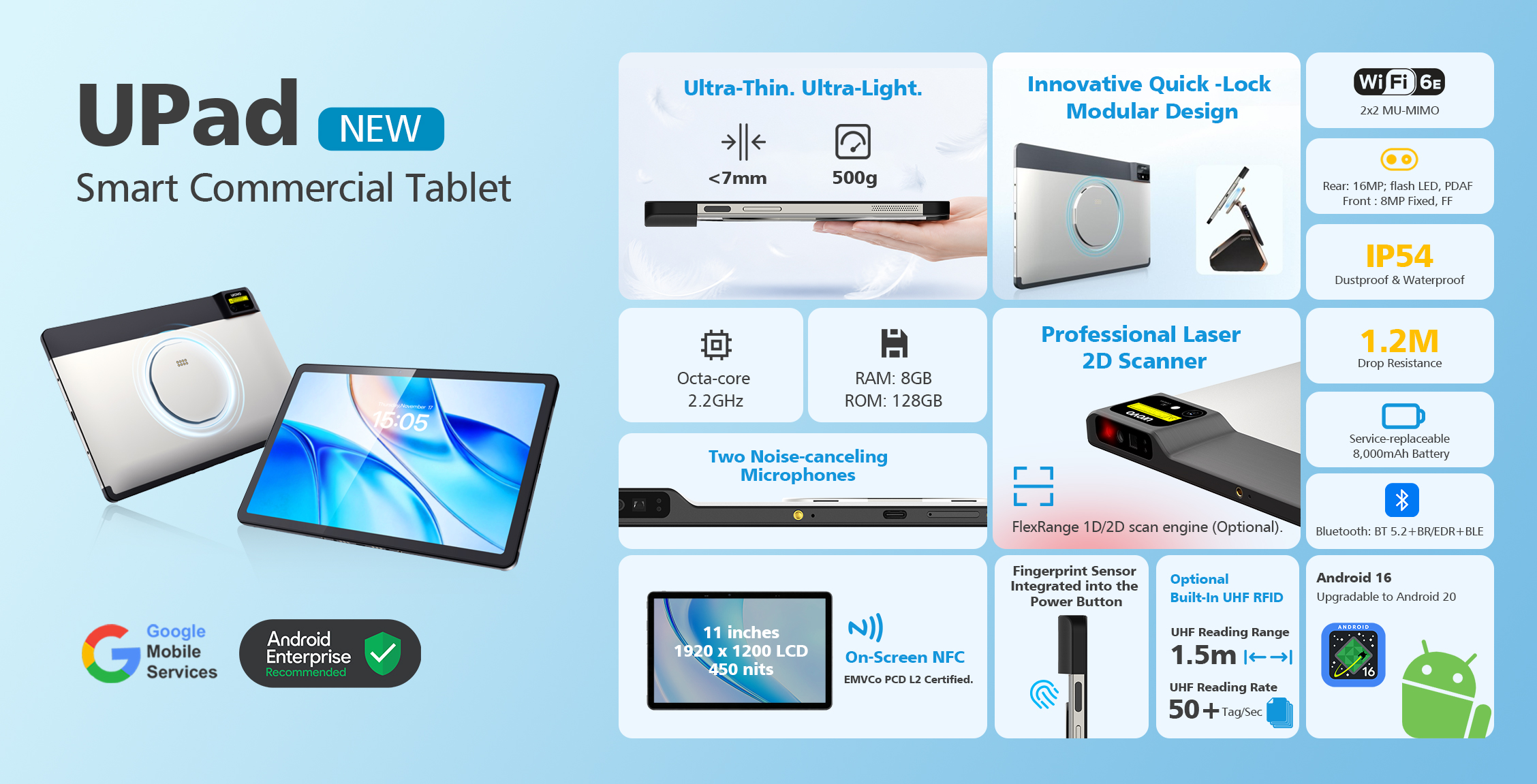 UPad: The Ultimate Smart Commercial Tablet